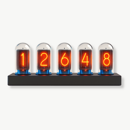 Futuristische LED Nixie Uhr