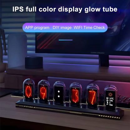 Futuristische LED Nixie Uhr