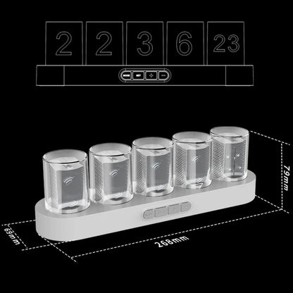 Nixie-Uhr RGB Design