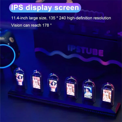 Futuristische LED Nixie Uhr