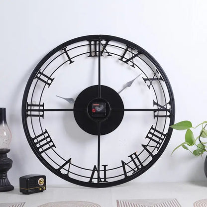 Große Wanduhr Design Römische Ziffern