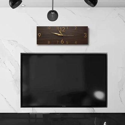 Rechteckige Wanduhr