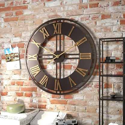 Große Industrielle Wanduhr