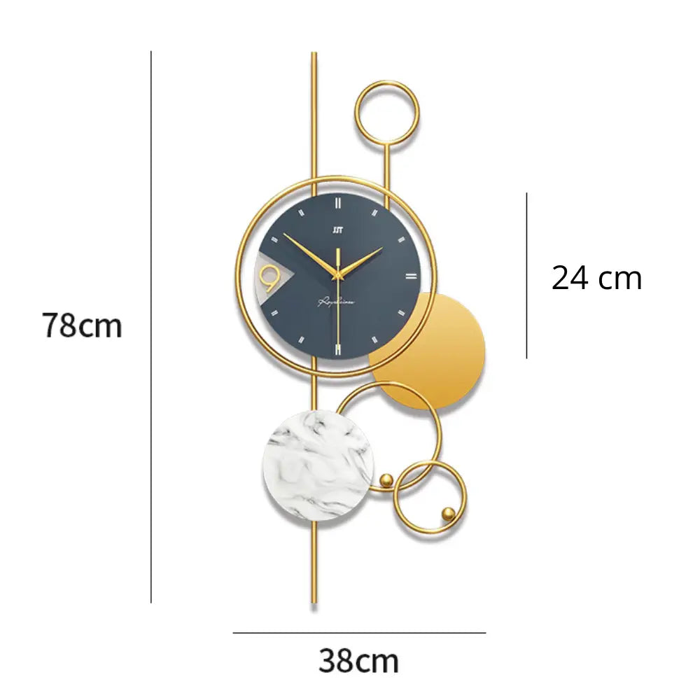 Große dekorative Uhr im modernen Stil