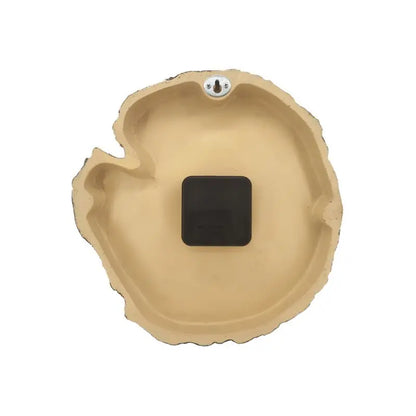 Rustikale Baumstamm-Wanduhr