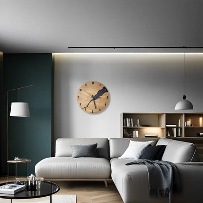 Holzuhr Design