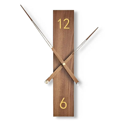 Moderne Wanduhr Massivholz