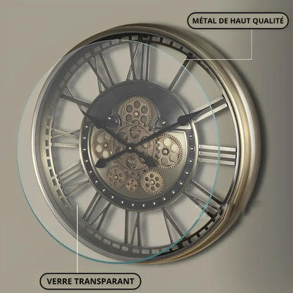 Industrielle Mechanische Wanduhr