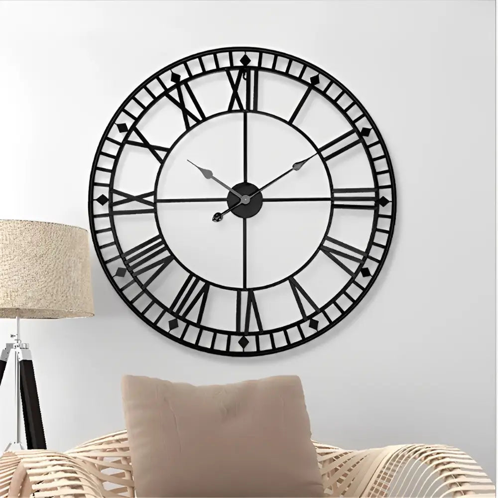 Industrielle Retro-Wanduhr