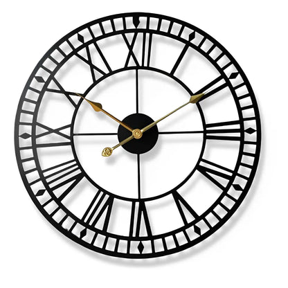 Industrielle Retro-Wanduhr