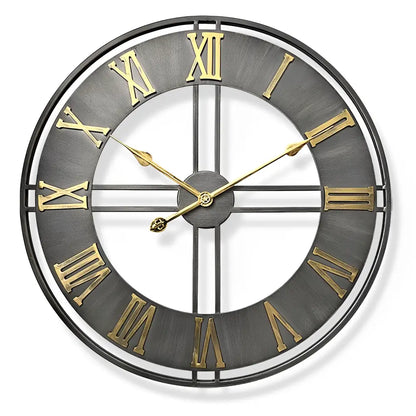 Wanduhr Deko Loft Gealtertes Metall