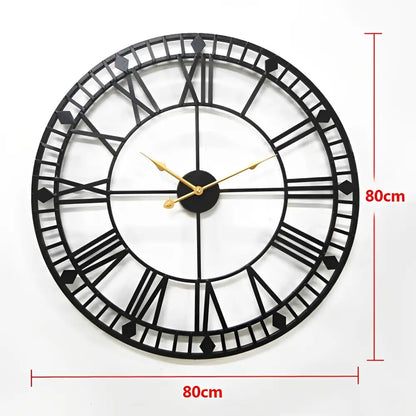 Große Wanduhr 80 cm