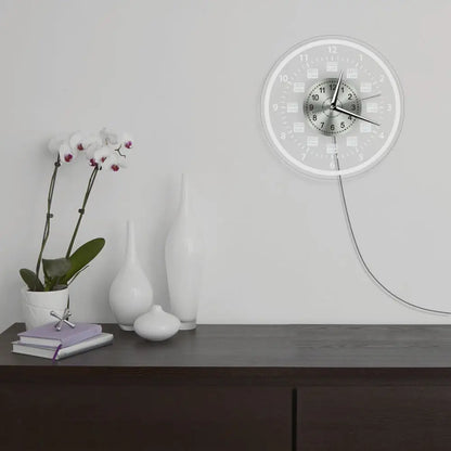 Wanduhr mit LED-Hintergrundbeleuchtung