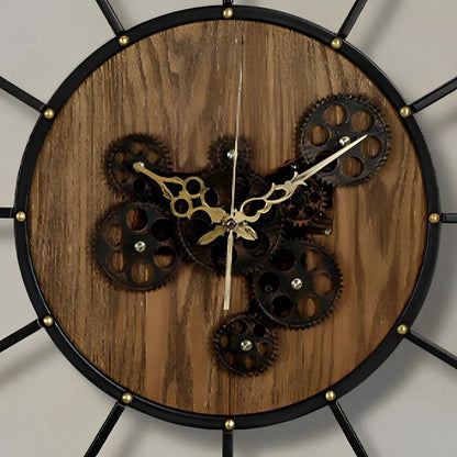 Wanduhren Design mit Zahnrädern