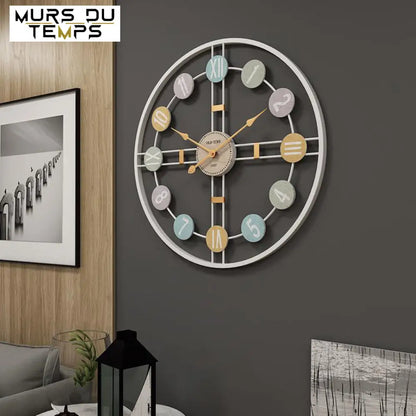 Wanduhr Retro Design 3D