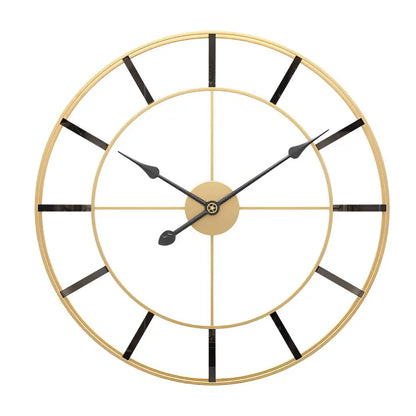 Minimalistisches Design Goldene Wanduhr