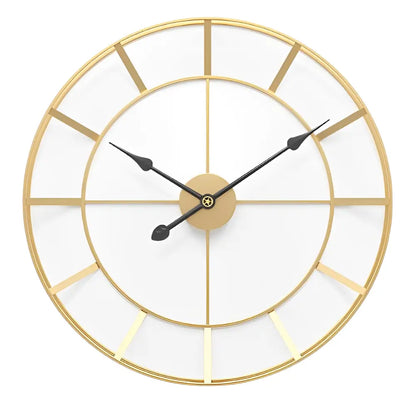 Minimalistisches Design Goldene Wanduhr