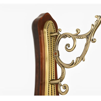 Wanduhr im Vintage-Stil mit doppelseitigem Zifferblatt