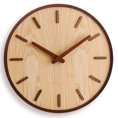 Wanduhr aus Nussbaumholz