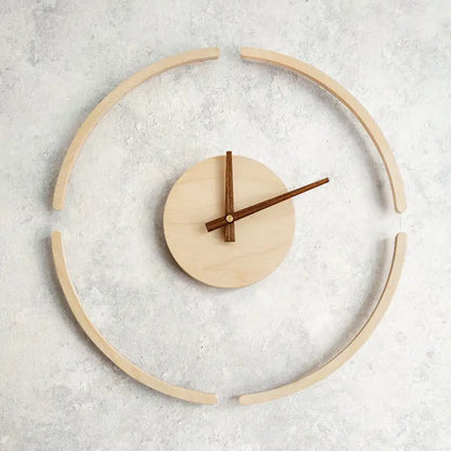 Minimalistische Kreis-Wanduhr