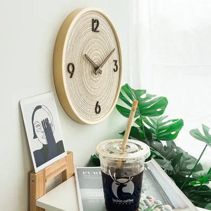 Goldene Sand Wanduhr