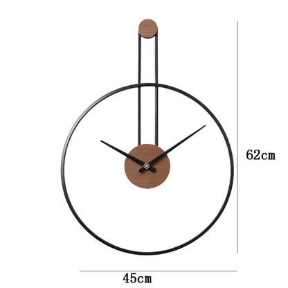 Wanduhr Hängender Kreis