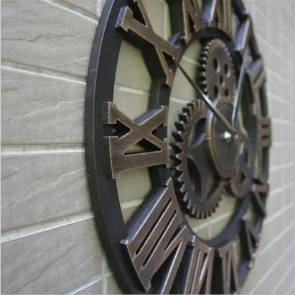 Große Wanduhr