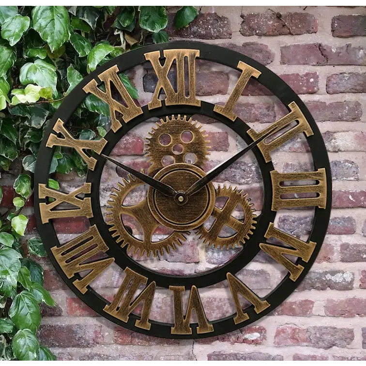 Große Wanduhr