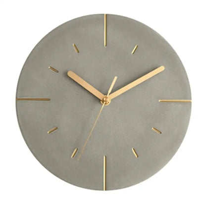 Wanduhr in Zementoptik
