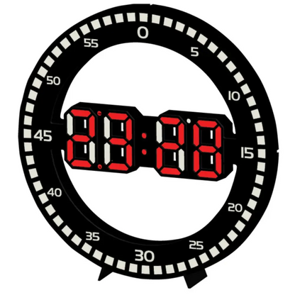 3D LED Wanduhr