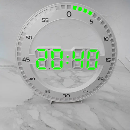 3D LED Wanduhr