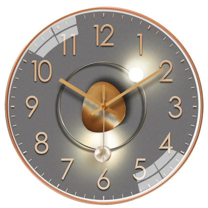 Wanduhr Licht und Schatten