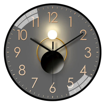 Wanduhr Licht und Schatten