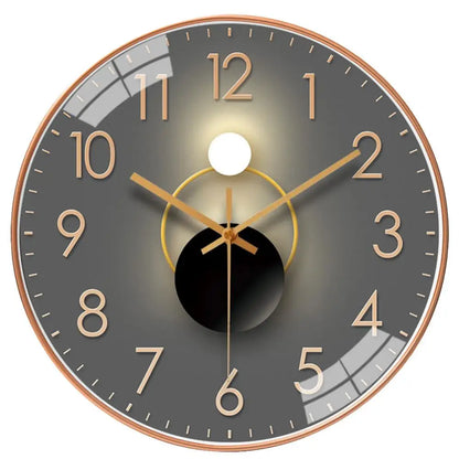 Wanduhr Licht und Schatten
