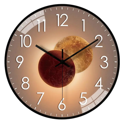 Wanduhr Licht und Schatten