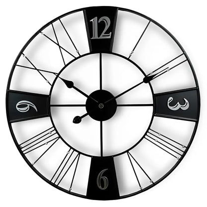 Große Wanduhr im Factory-Stil