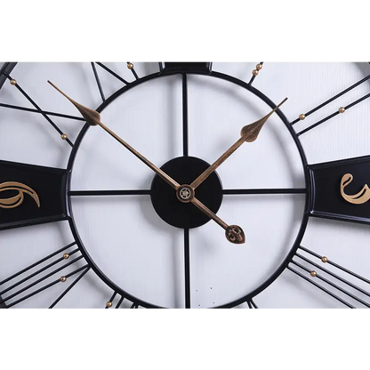 Große Wanduhr im Factory-Stil