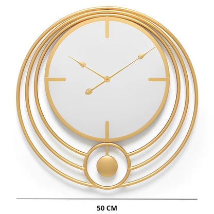 Wandspiegeluhr & Kreisdesign