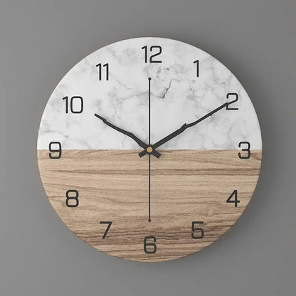 Wanduhr Design Marmoroptik