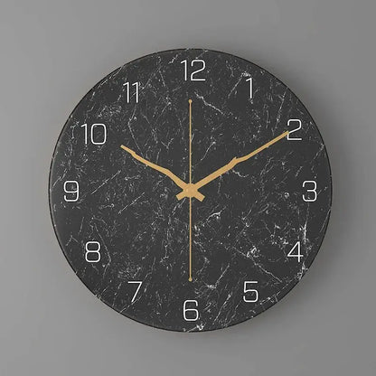 Wanduhr Design Marmoroptik