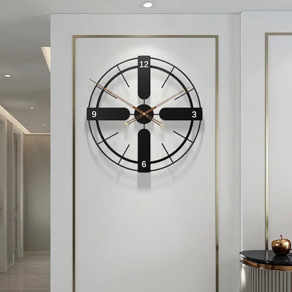 Wanduhr Design Kreuz