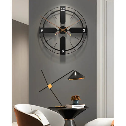 Wanduhr Design Kreuz