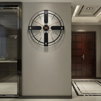 Wanduhr Design Kreuz