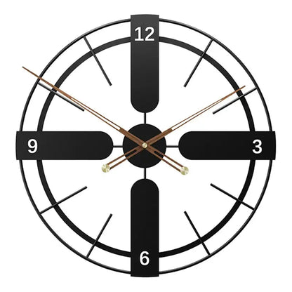 Wanduhr Design Kreuz