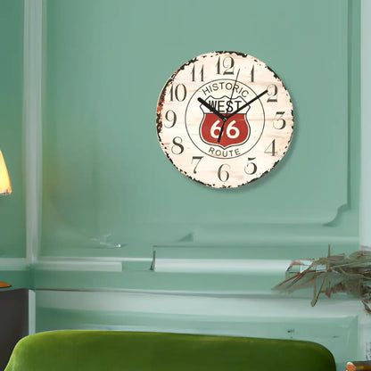 Wanduhr Route 66