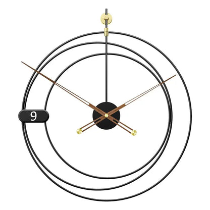 Moderne geometrische Wanduhr