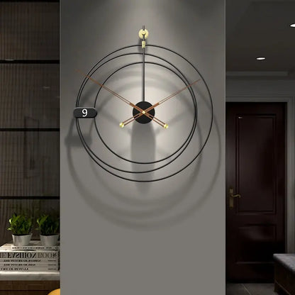Moderne geometrische Wanduhr