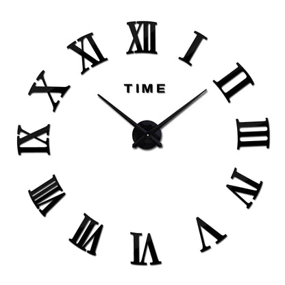 Römische Zahlen Wanduhr-Aufkleber