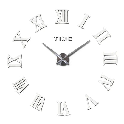 Römische Zahlen Wanduhr-Aufkleber