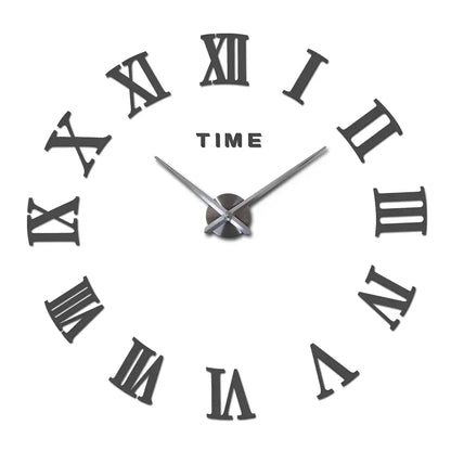 Römische Zahlen Wanduhr-Aufkleber